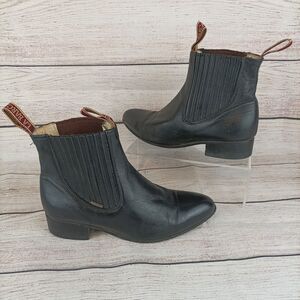 La Barca Mens Boots 5 Paso De Mula Black Botin Charro